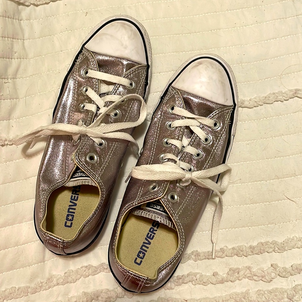 Silver Converse - image 1